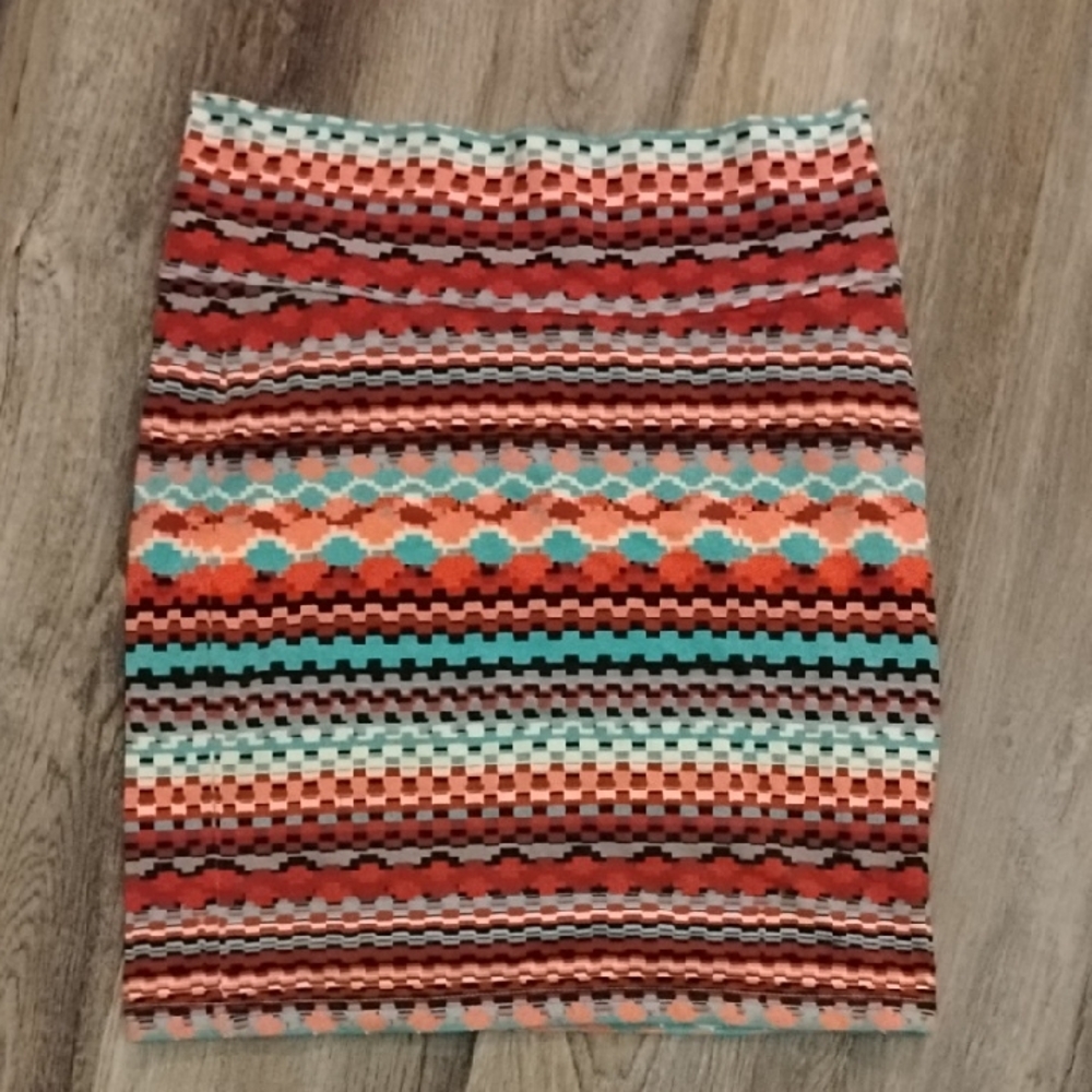Colorful Striped Women's Skirt